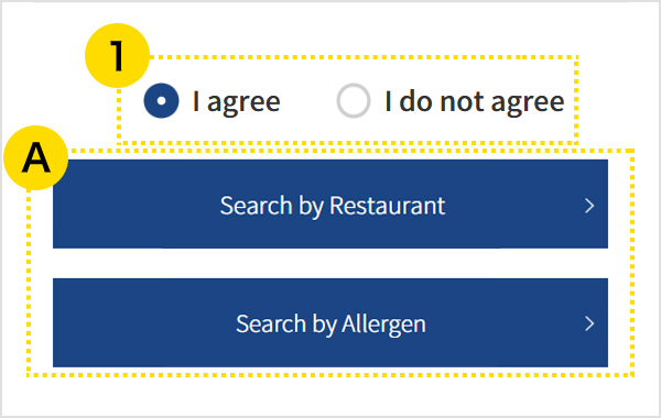 Step 1　Select the primary search criteria.
